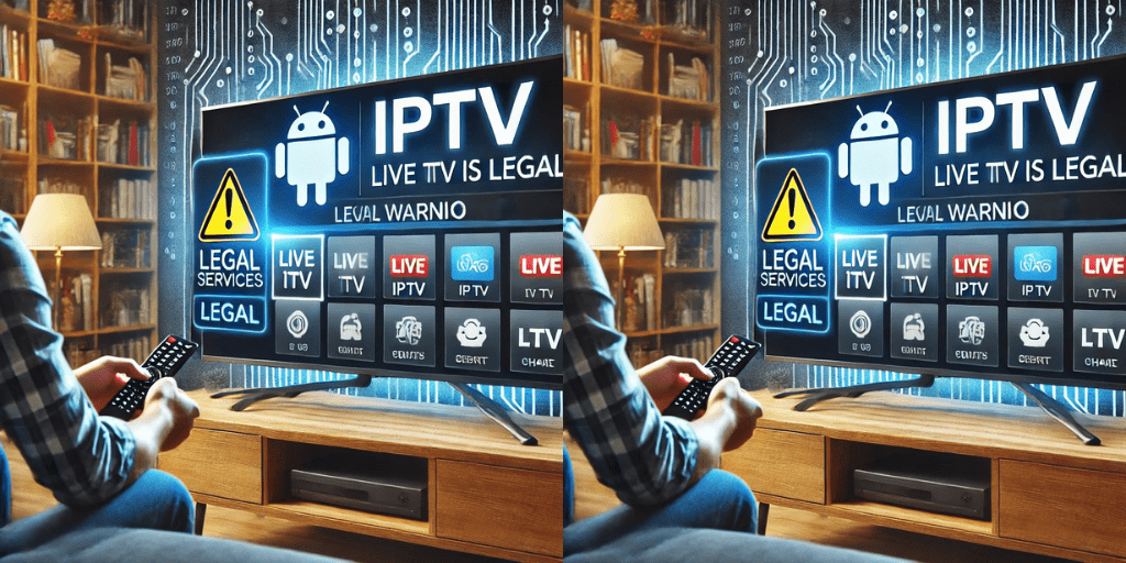 Is IPTV legal Person using IPTV service on smart TV-min