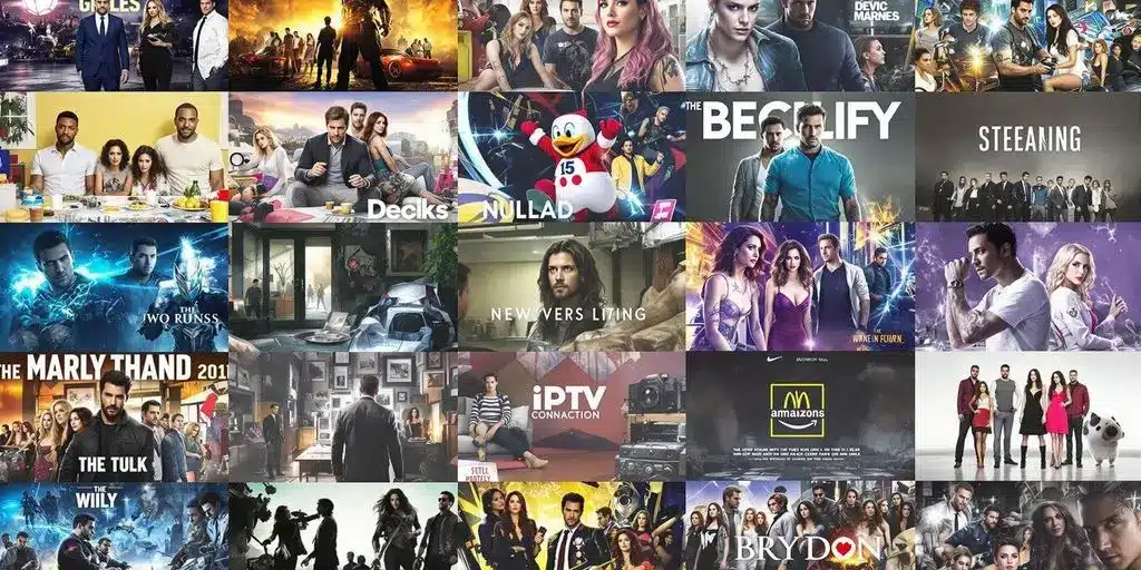 Collage of TV shows and movies for IPTV in Canada - Best IPTV Services thumbnail (1)