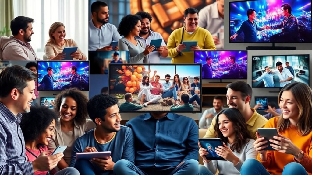 Top IPTV Streaming Services for 2026 – Features, Prices, and Which One’s Best for You 7 IPTV Streaming Services for 2026 - People enjoying streaming entertainment on multiple devices.